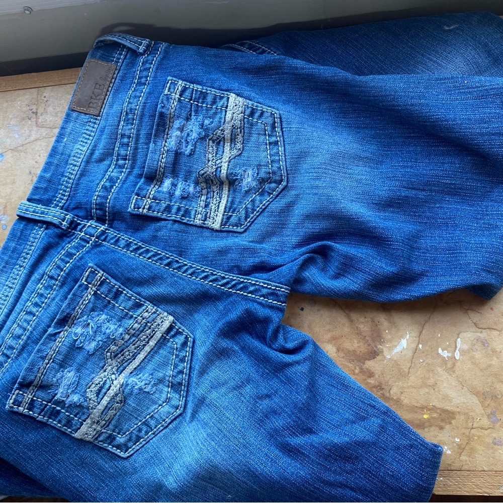 BKE Women's Relaxed Blue Jeans